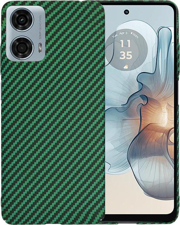 Produktbild Techsuit - Carbonite FiberShell - Motorola Moto G24 Power - Green (Motorola Moto G24 Power)