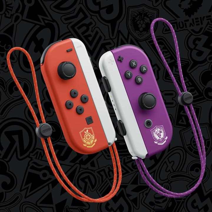 Actual product image Nintendo Switch OLED Console - Pokemon Scarlet and Violet