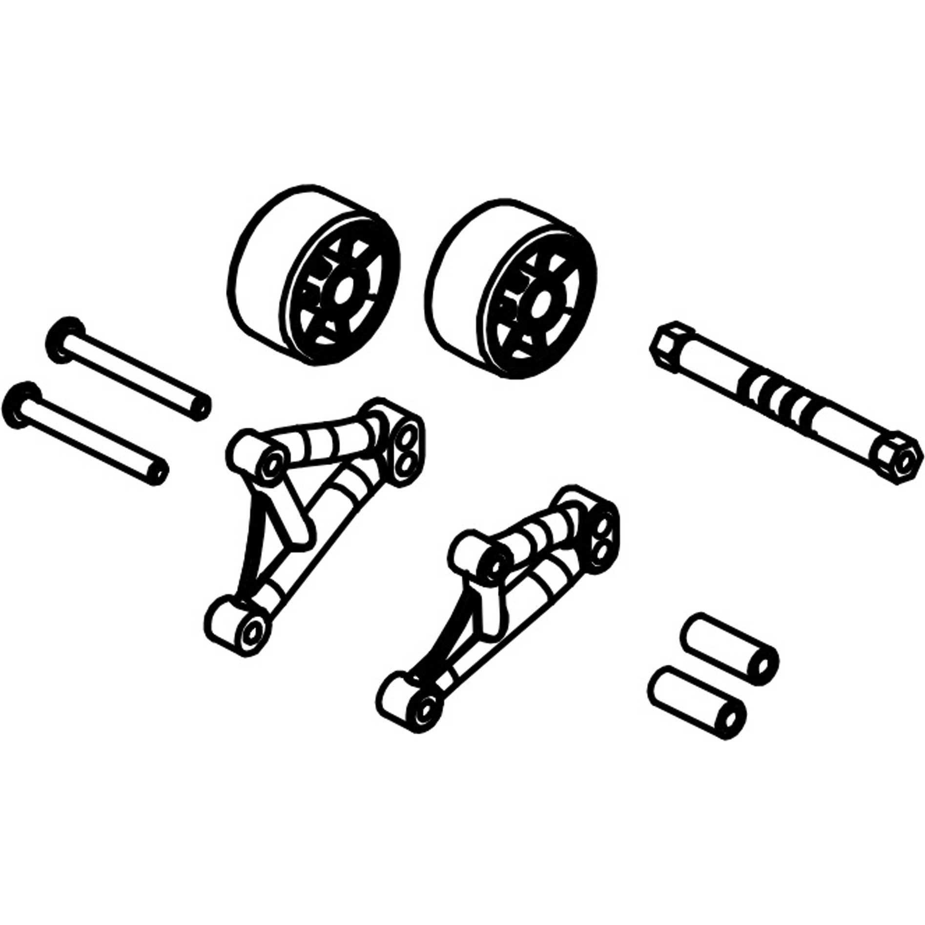 Absima Wheelie Bar Set