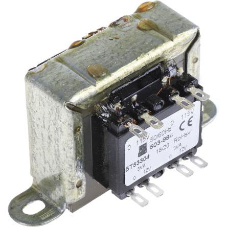 Thumbnail - Rs Pro Transformator für Chassismontage 115V ac 12, Transformator