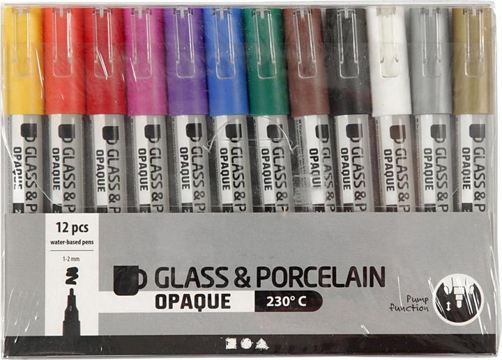 Actual product image Creativ Company Porcelain markers and glass markers (12x)
