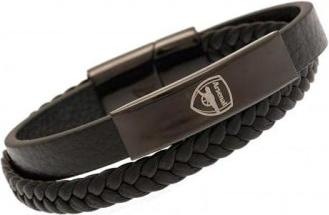 Actual product image Arsenal FC Leather Bracelet (100% synthetic material)