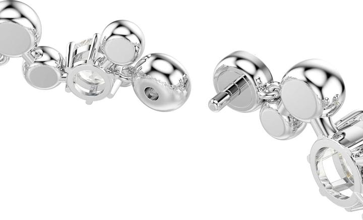 Immagine prodotto Swarovski Constella Armband Verschiedene Schliffe Weiss Rhodiniert (20 cm, Metallo Swarovski)