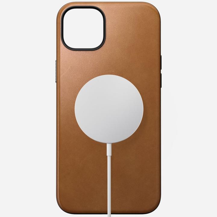 Immagine prodotto Nomad Cover posteriore in pelle moderna per iPhone 15 Plus Marrone ruggine (Apple iPhone 15 Plus)
