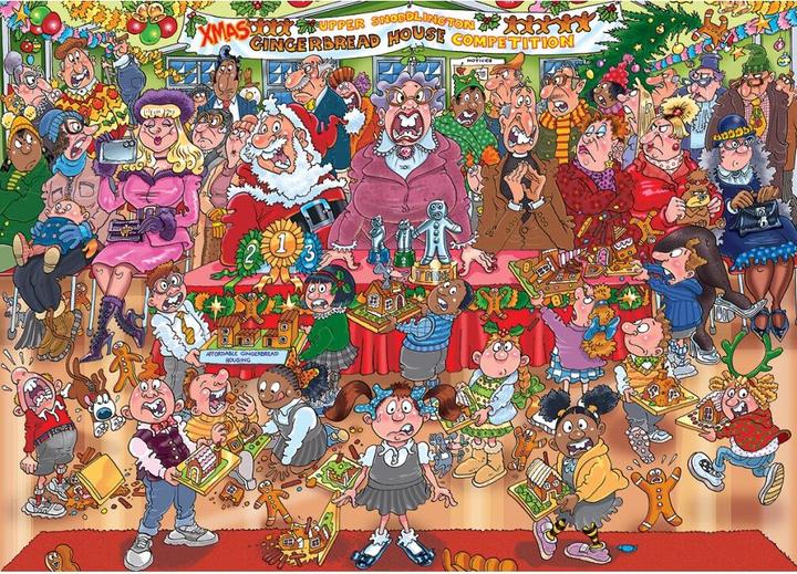 Productafbeelding Jumbo Wasgij Weihnachten 18 - Gingerbread Showstopper (1000 onderdelen)