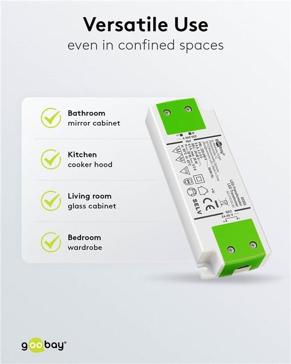 Actual product image Goobay LED constant current transformer
