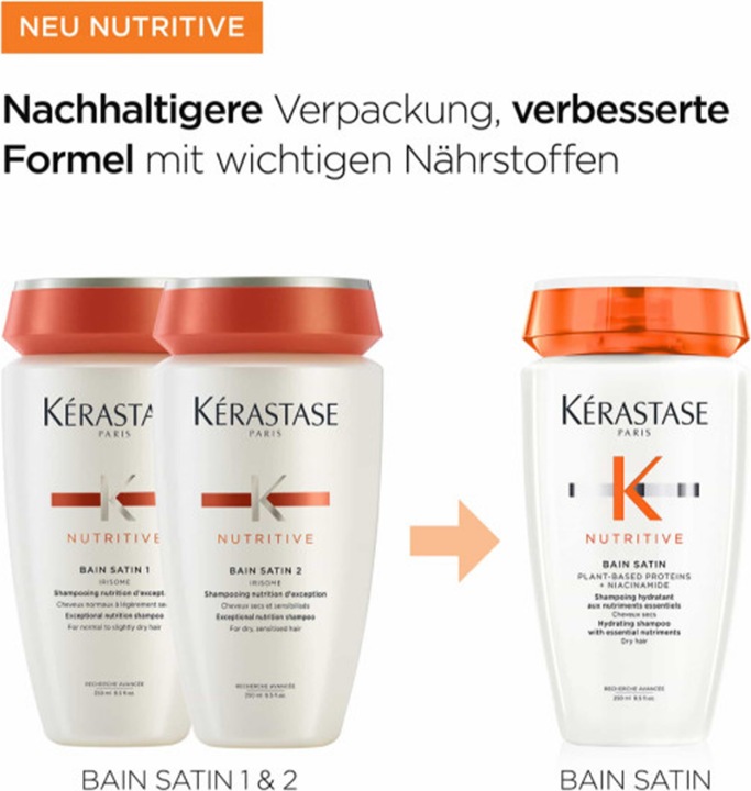 Produktbild Kérastase Kerastase Nutritive Bain Satin (250 ml, Flüssiges Shampoo)