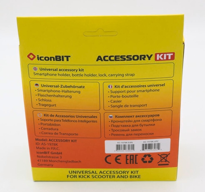 Produktbild iconBit Topcase Zubehörsatz für E Scooter
