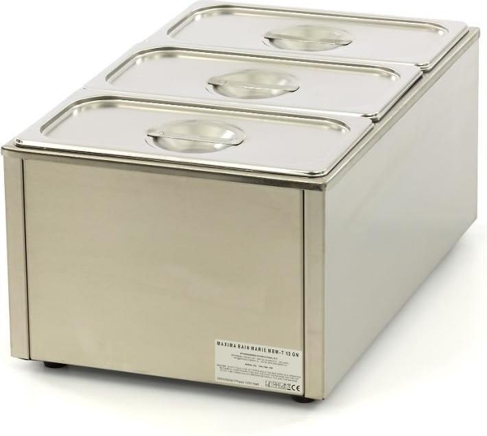 Productafbeelding Maxima Elektrische Bain Marie mit Tapkraan, Gastronormbakken und Warmhaltefunktion