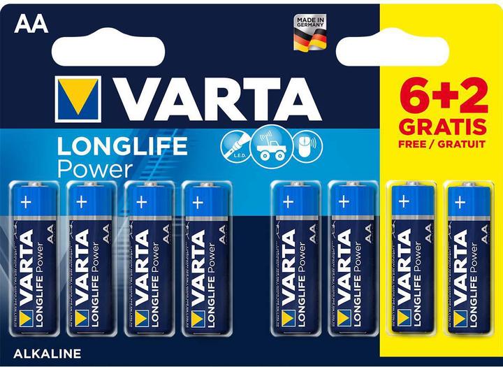 Produktbild Varta Longlife Power (8 Stk., AA, 2600 mAh)