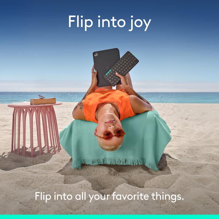 Immagine prodotto Logitech Flip Folio (Svizzera, Apple iPad Air 11 2024, Apple iPad Air 2022, Apple iPad Pro 11 2024)