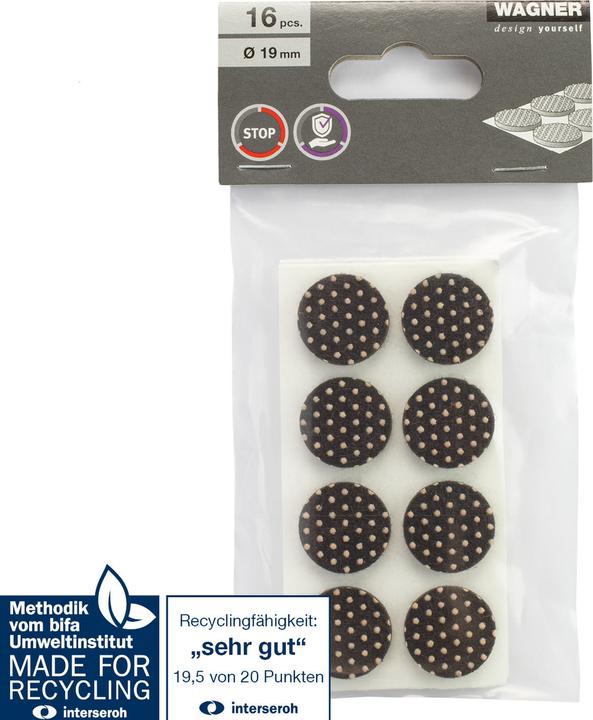 Produktbild Antirutschpad ø 19 mm 16 Stk. (16 Stk.)