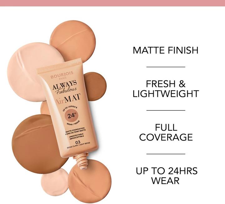 Produktbild Bourjois Air Mat Foundation (05 Golden Beige)