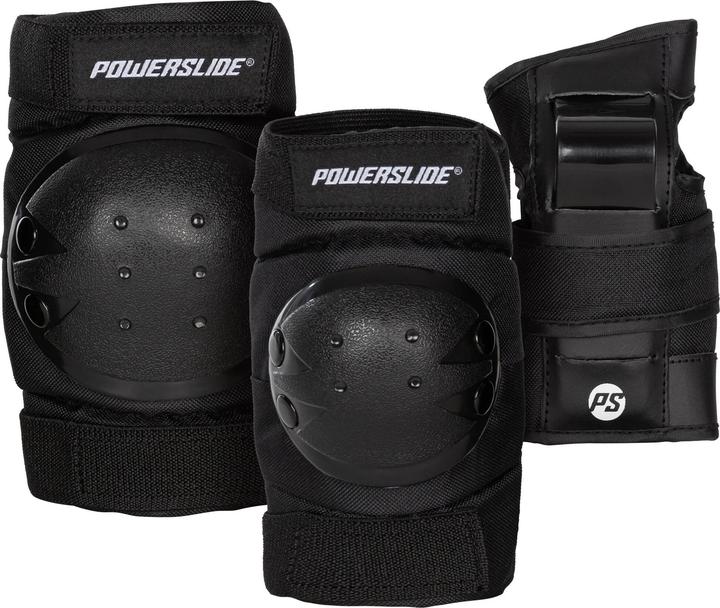 Image du produit Powerslide Schutzset Basic Kinder Tri-Pack XXS (XXS, Genouillère)
