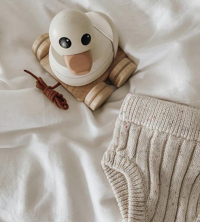 Actual product image Hevea Pull-along duck toy