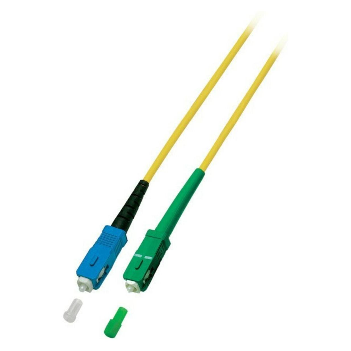 Danicom OS2 Simplex Glasfaserkabel Sc/Apc-Sc 20m, Netzwerkkabel