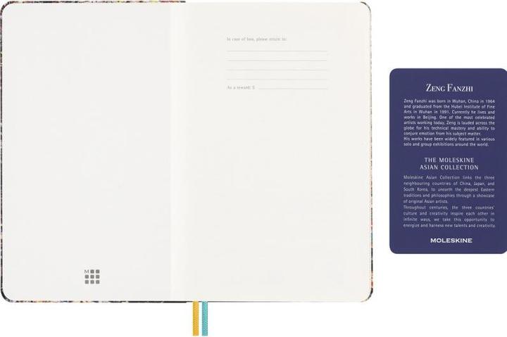 Actual product image Moleskine The Year of the Dragon Notebook (Zeng Fanzhi), Large/A5, Lined, Hardcover (Lined, Hardcover)