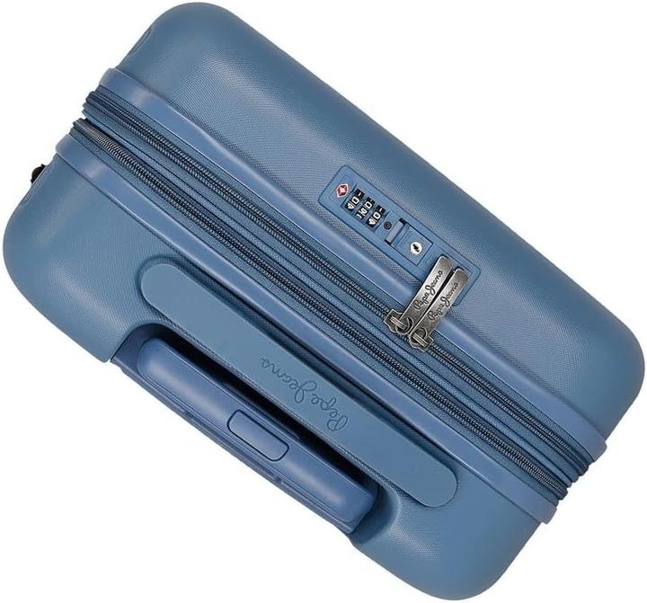 Actual product image Pepe Jeans Accent Set with TSA Lock, ABS Construction, Expandable Suitcase, Spinner Wheels