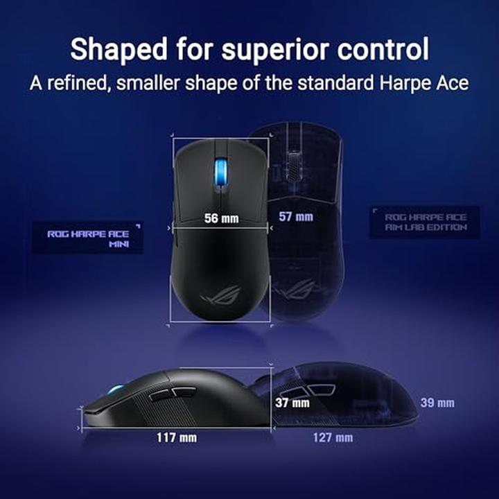 Produktbild ASUS ROG Harpe Ace Mini (Kabellos, Kabelgebunden)