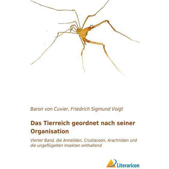 Das Tierreich geordnet nach seiner Organisation, Fachbücher von George Baron von Cuvier