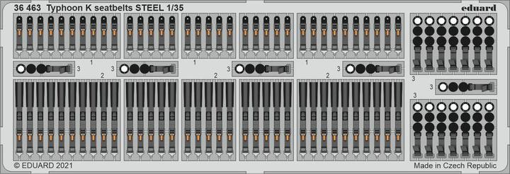 Image du produit Eduard Typhoon K seatbelts STEEL 1/35 for ZVEZDA