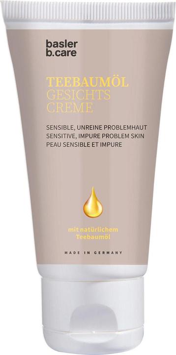 Basler Crème pour le visage à l'huile de théier (50 ml, Crème 24h)