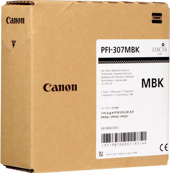 Produktbild Canon Tinte Large Format schwarz Orig.Nr. PFI-307MBK (MBK)