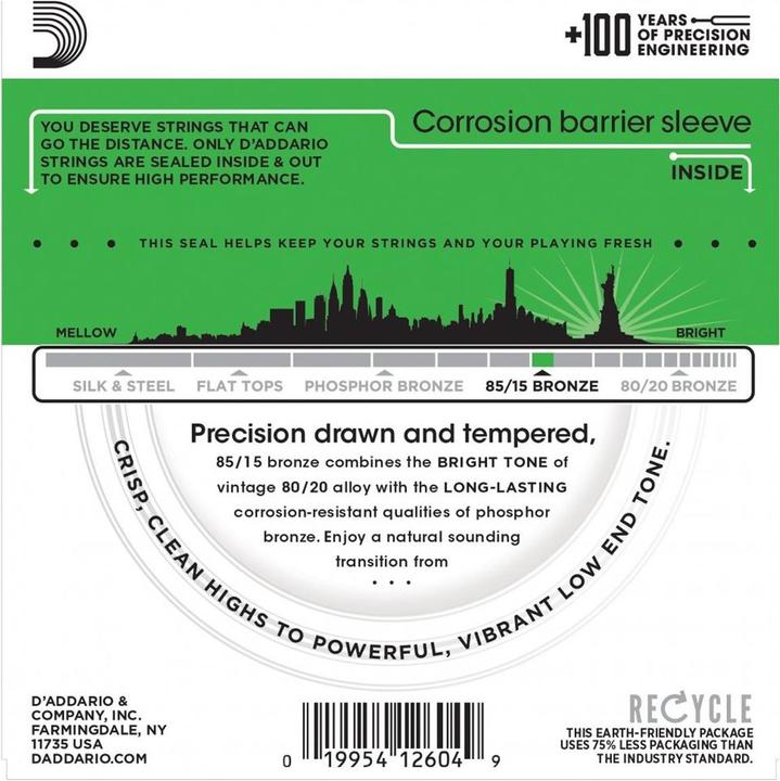 Actual product image D'Addario Ez890 (6x, Guitar, 0.05")