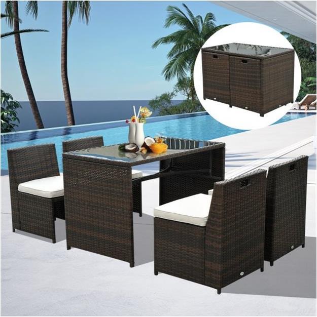 Produktbild Outsunny Polyrattan (120 x 69 x 77.50 cm)