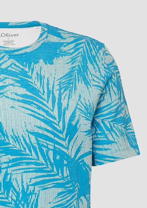 Produktbild S.Oliver T-Shirt T-Shirt mit Crew Neck und All-over-Print (XL)