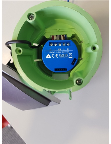 Actual product image Shelly WLAN switching actuator