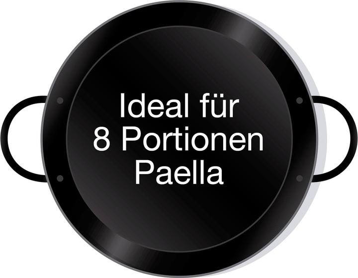 Produktbild All'Grill Paella-Pfanne emailliert Ø 38 cm (Paella Pfanne, Stahl, 38 x 4.50 cm)