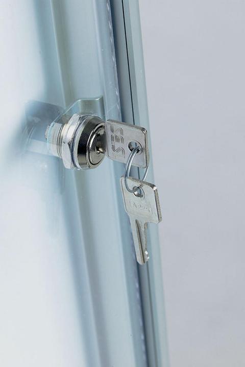 Magnetoplan ® Ersatzschlüssel Schaukästen SP 2 Schlüssel silber