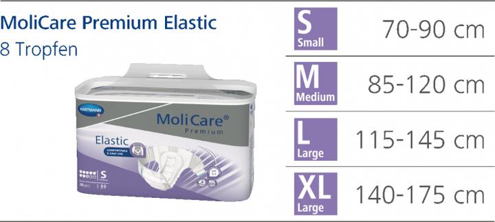 Actual product image MoliCare Elastic 8 XL (14 x, Large plus)