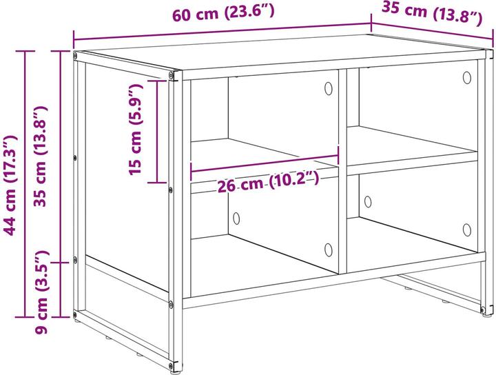 Produktbild vidaXL Schuhlagerung (35 x 35 x 44 cm)