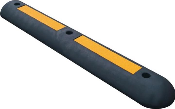HP Autozubehör Threshold L1000xW150xH60mm PVC black with yellow reflective stripes