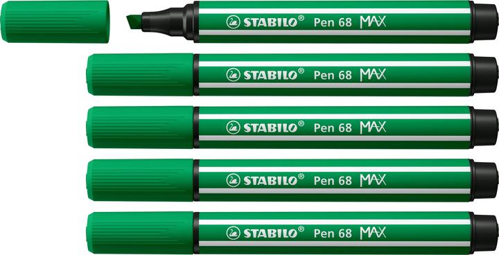 Label énergétique STABILO Pen 68 MAX (Vert émeraude, 5 x)