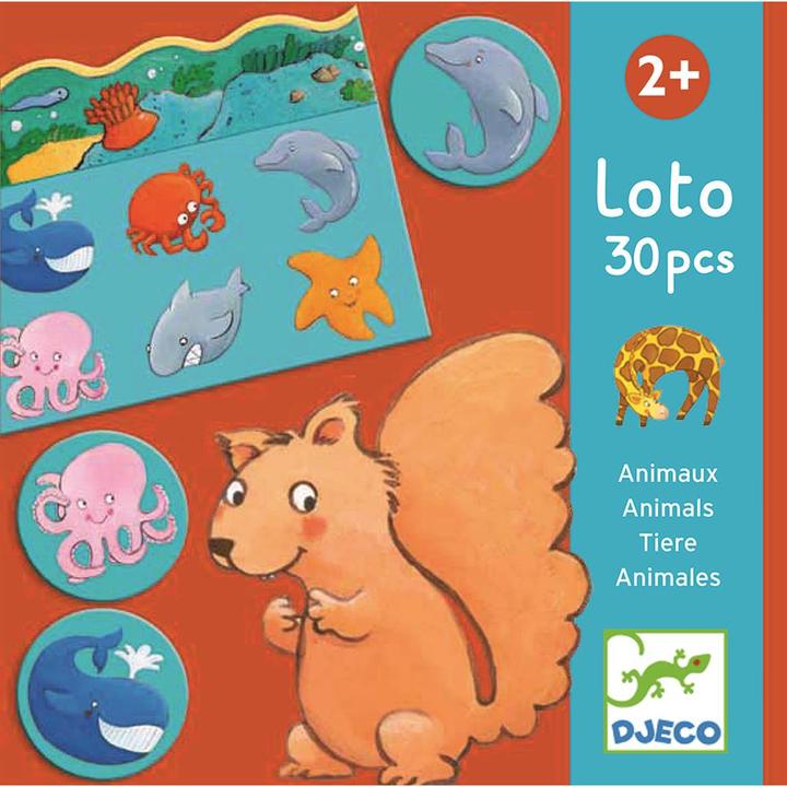 Image du produit Djeco Jeu éducatif Animaux (Allemand, Anglais, Français)