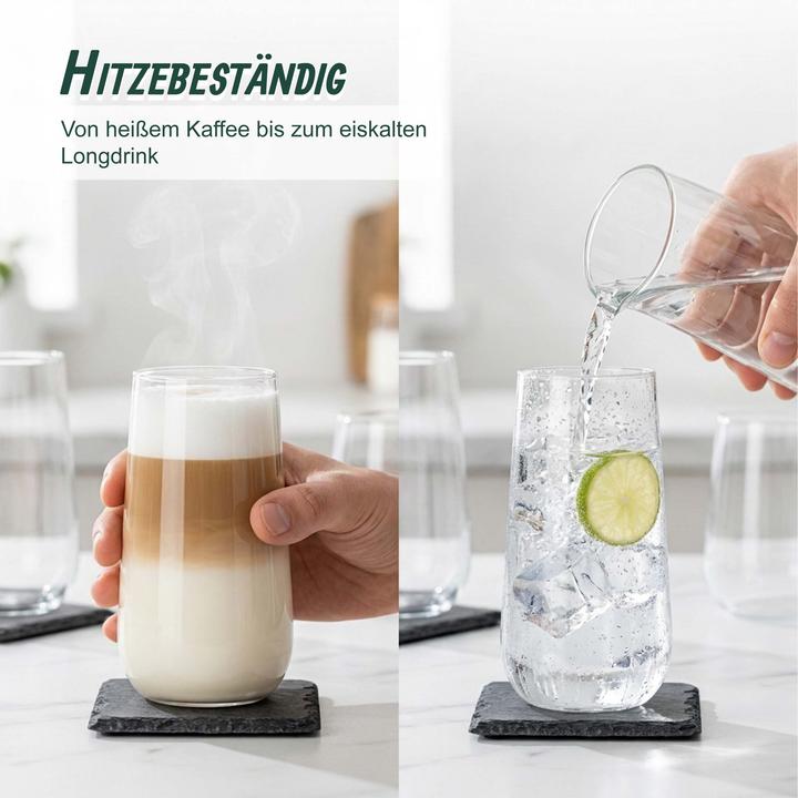 Produktbild Relaxdays 12-tlg. Trinkgläser-Set (12x)