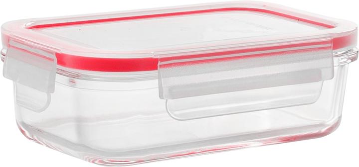 Ibili Rechteckiges Glasbehälter Borosilicato 900 ml Perfekt für die Aufbewahrung von Lebensmitteln (0.90 l)