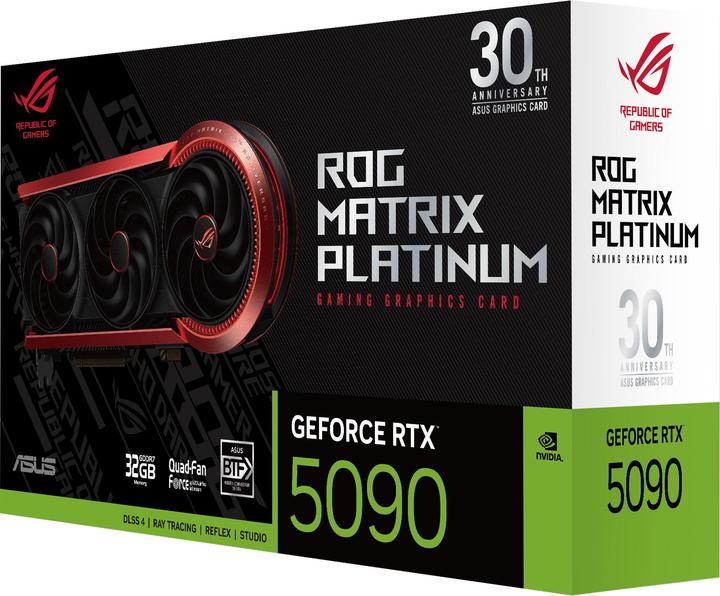 Produktbild ASUS RTX 5090 32GB ROG 30TH ANNIVERSARY (32 GB)