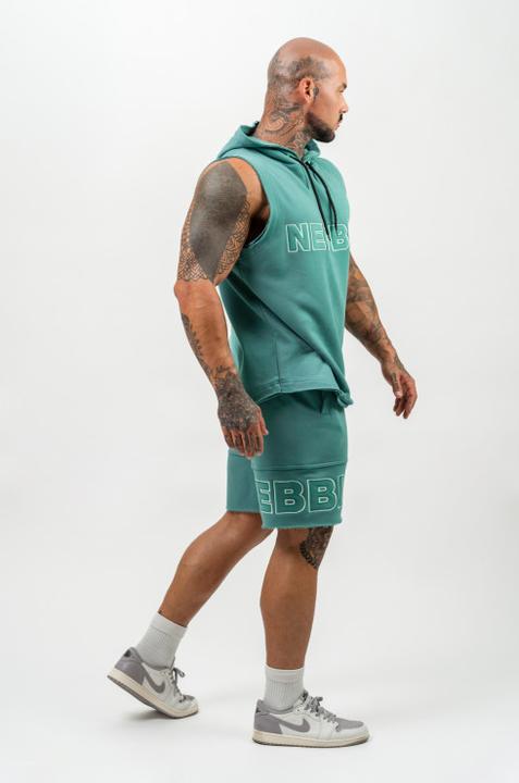 Immagine prodotto Nebbia Sleeveless Hoodie Sweatshirt Iron Beast 710 - green (M)