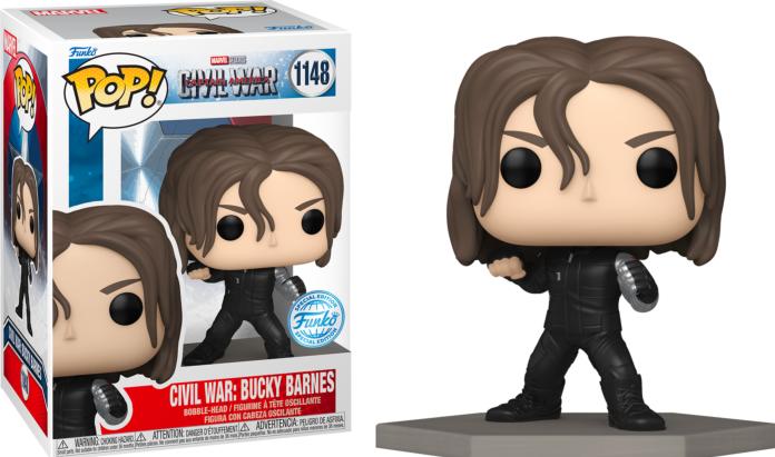 Image du produit Funko POP! Marvel Captain America Civil War - Civil War : Bucky Barnes Exclusive