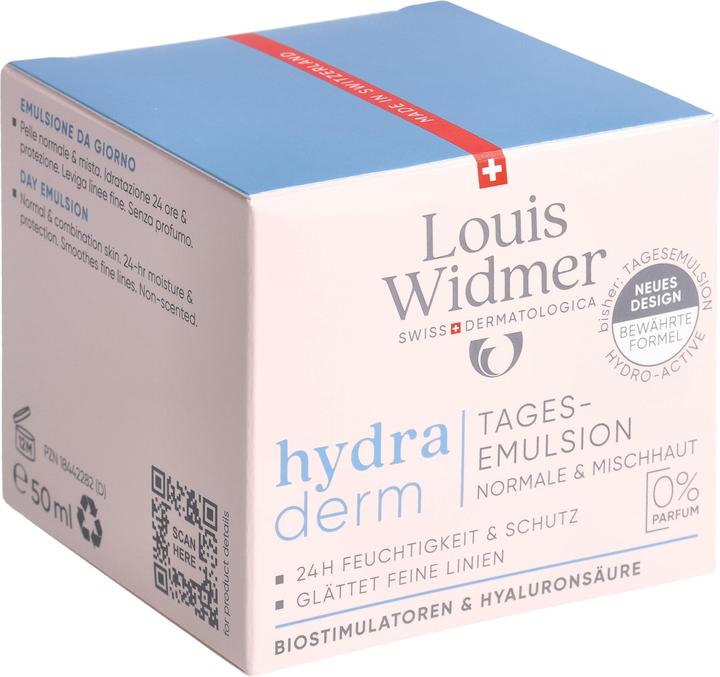 Produktbild Widmer Louis Hydraderm Tagesemulsion ohne Parfum 50 ml (50 ml, Tagescreme)