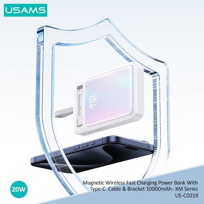 Immagine prodotto Usams Ricarica rapida MagSafe Powerbank (10000 mAh, 20 W, 37 Wh)