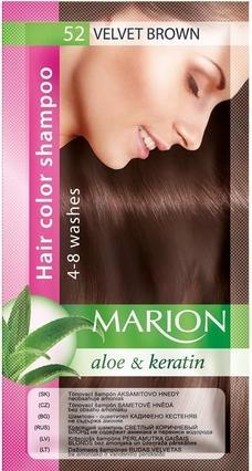 Produktbild Marion Shampoo 4-8 Wash 52 Velvety Brown 40Ml (40 ml, Flüssiges Shampoo)
