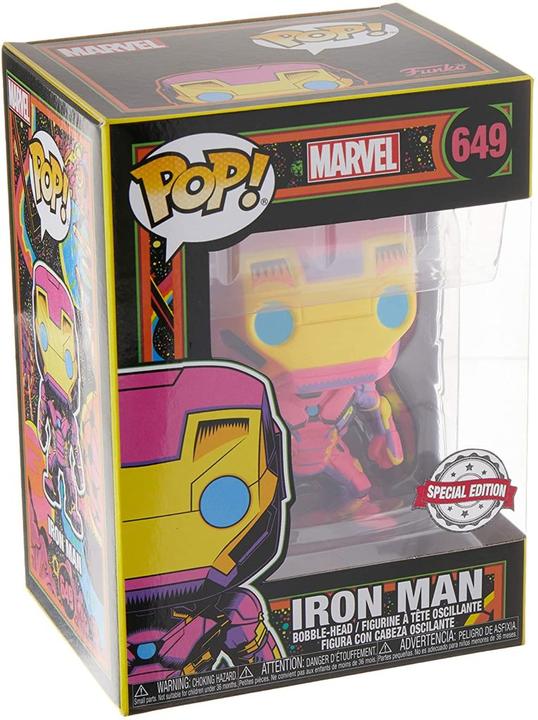 Produktbild Funko POP! - Marvel - Black Light: Iron Man
