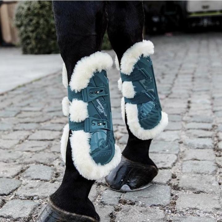 Produktbild Kentucky Horsewear Gamaschen Vegan Lamfell Bamboo Elastik