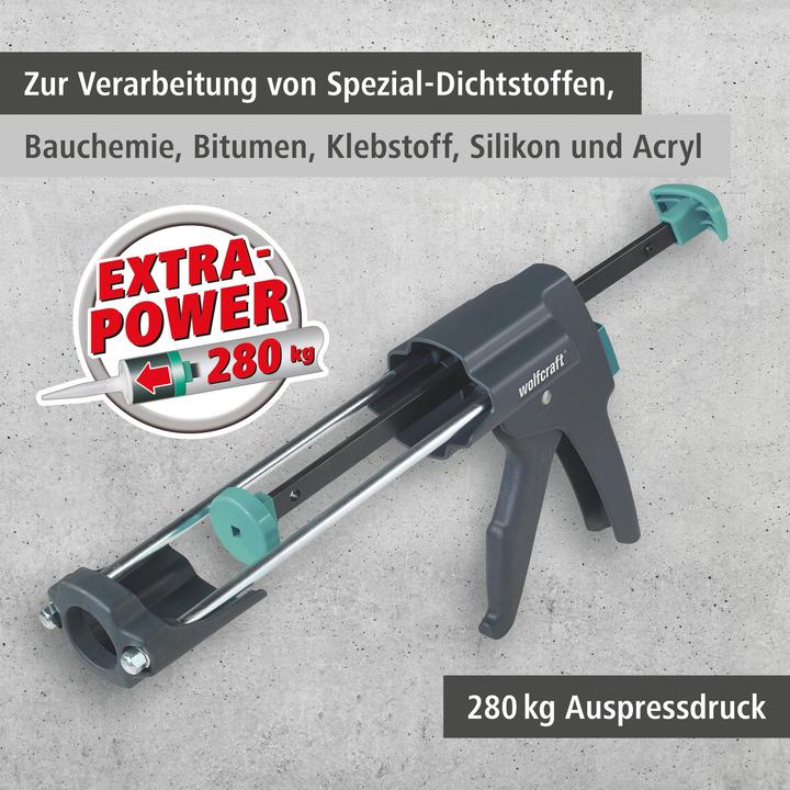 Actual product image wolfcraft 1 cartridge gun MG 600 PROFESSIONAL