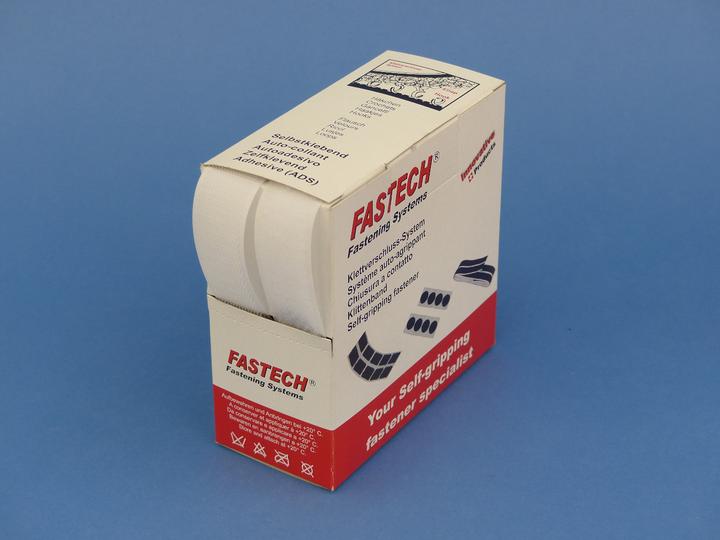 Produktbild Fastech Klettband-Box Weiss (25 mm)